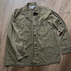 Army Green Shacket